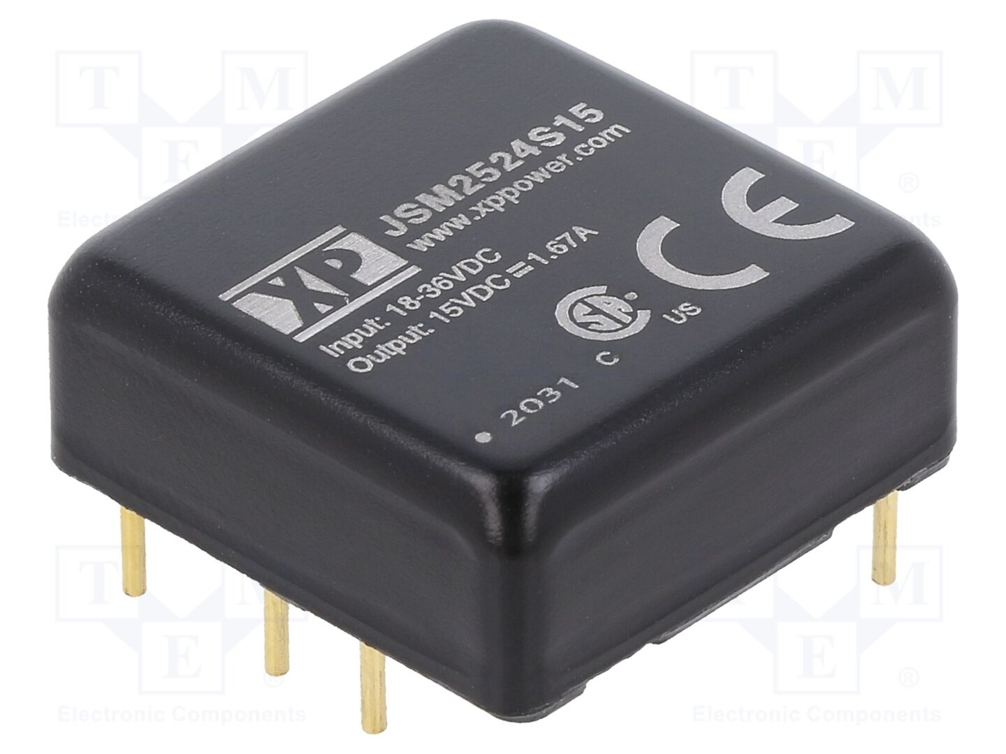 XP POWER JSM2524S15 DC/DC-muunnin 25W