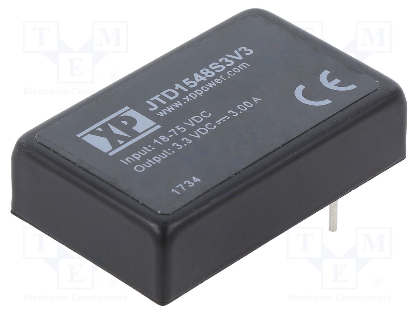 XP POWER JTD1548S3V3 DC/DC-muunnin 15W