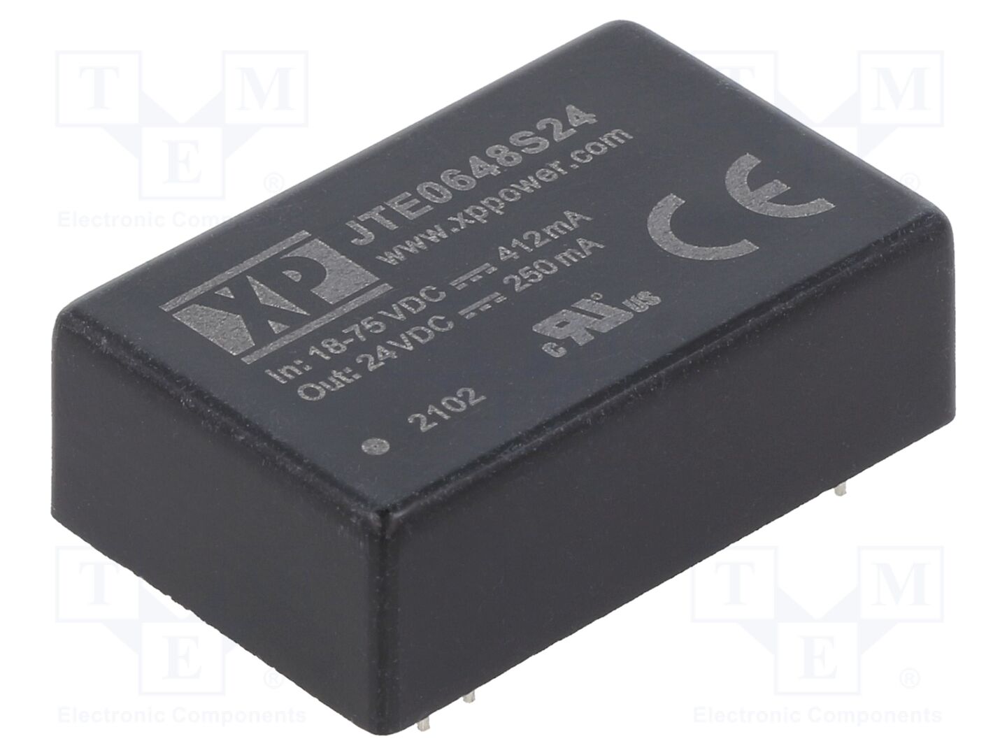 XP POWER JTE0648S24 DC/DC-muunnin 6W