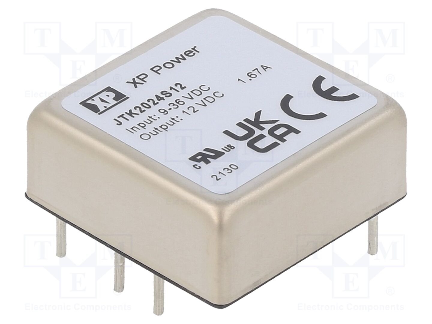 XP POWER JTK2024S12 DC/DC-muunnin 20W