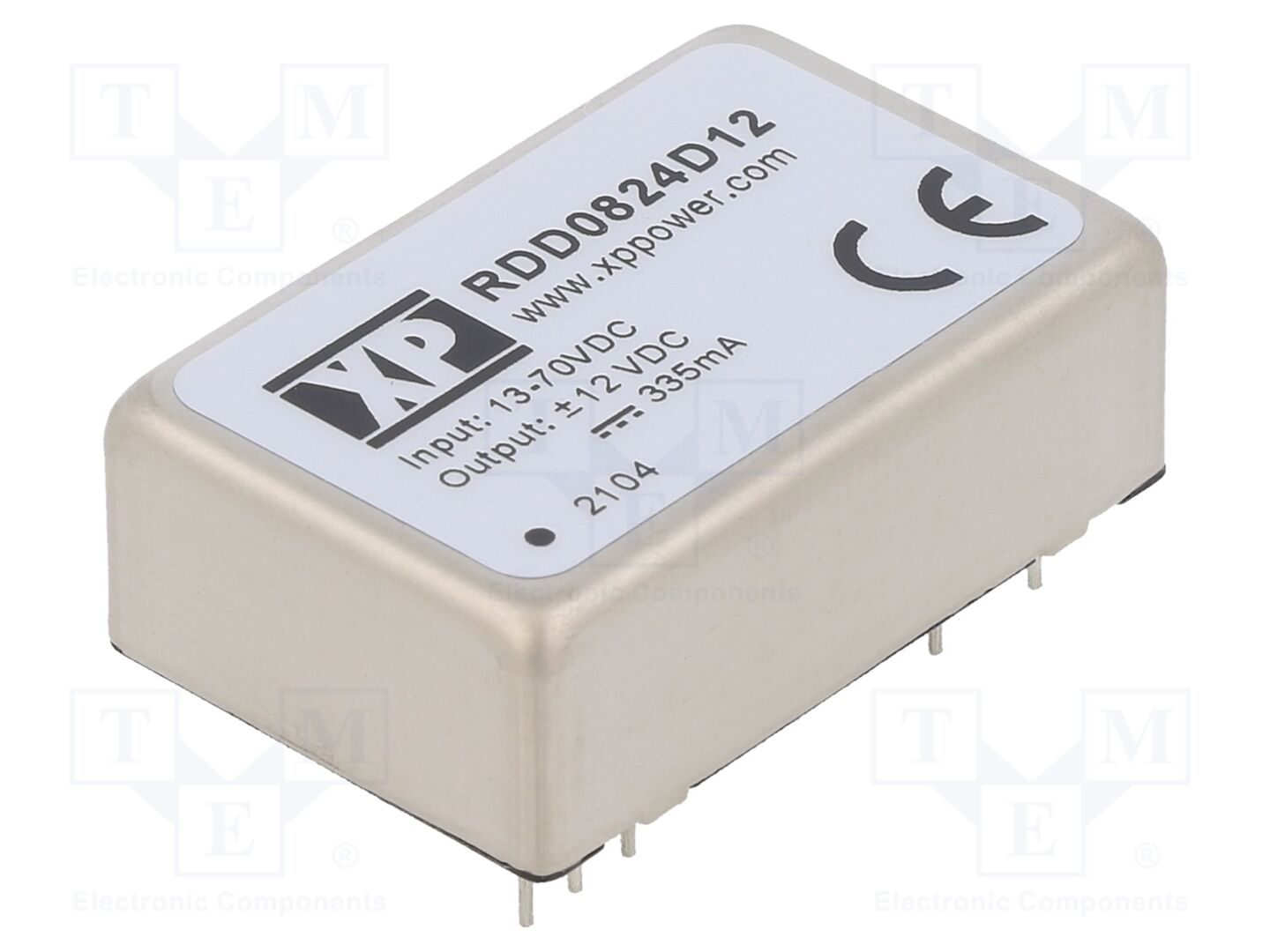 XP POWER RDD0824D12 DC/DC-muunnin 8W