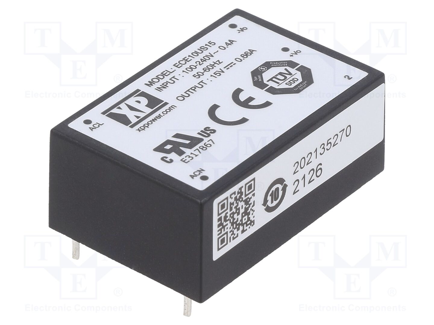 XP POWER ECE10US15 AC/DC-muunnin 10W