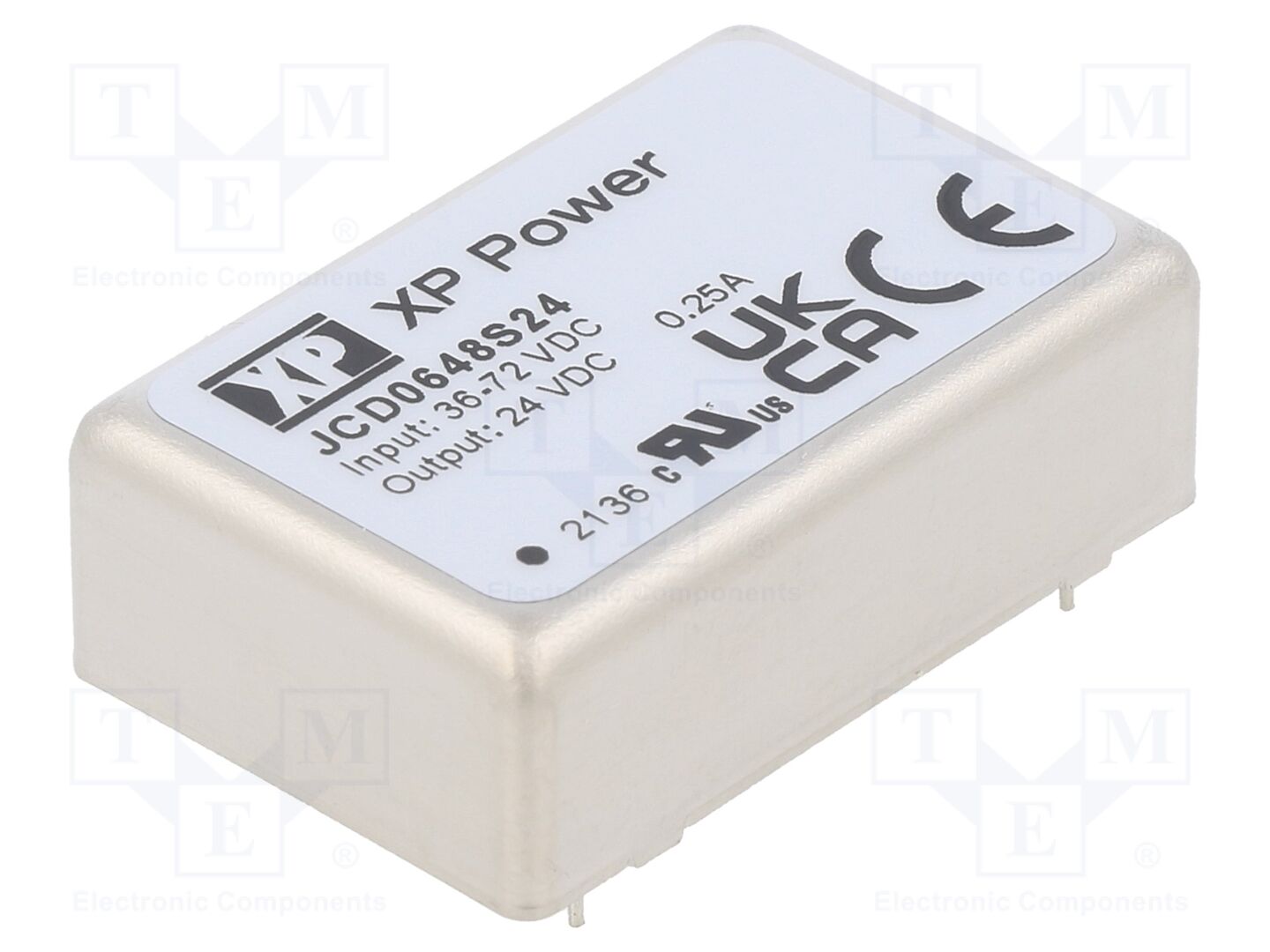 XP POWER JCD0648S24 DC/DC-muunnin 6W