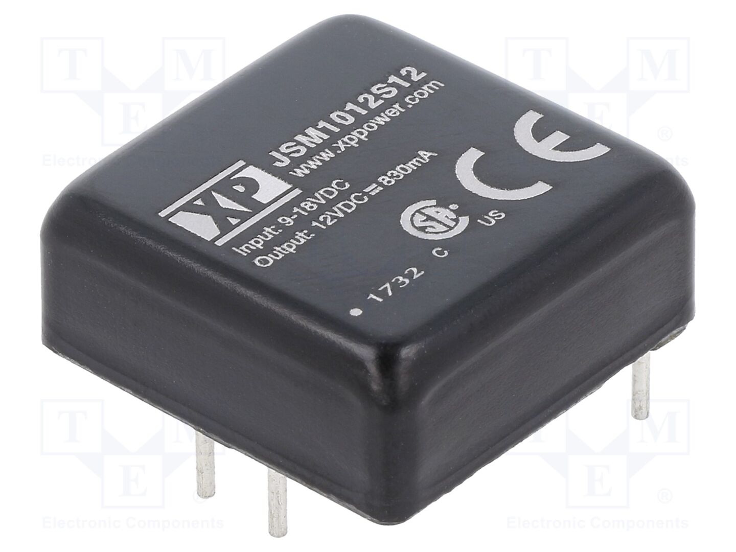 XP POWER JSM1012S12 DC/DC-muunnin 10W