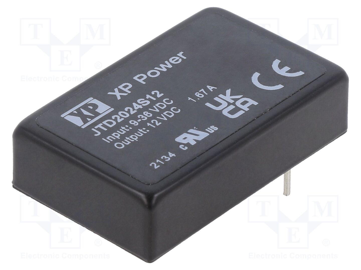 XP POWER JTD2024S12 DC/DC-muunnin 20W
