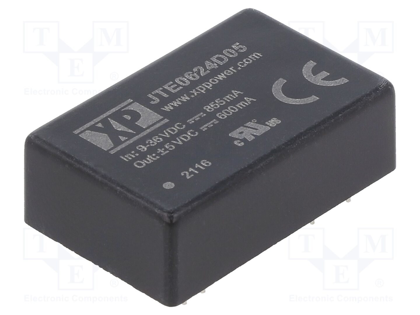 XP POWER JTE0624D05 DC/DC-muunnin 6W