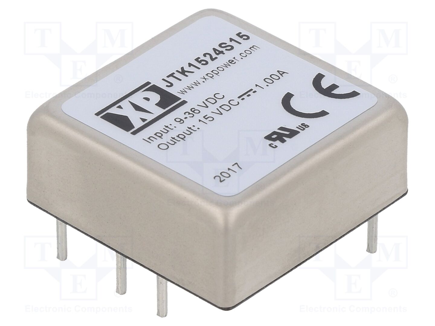 XP POWER JTK1524S15 DC/DC-muunnin 15W