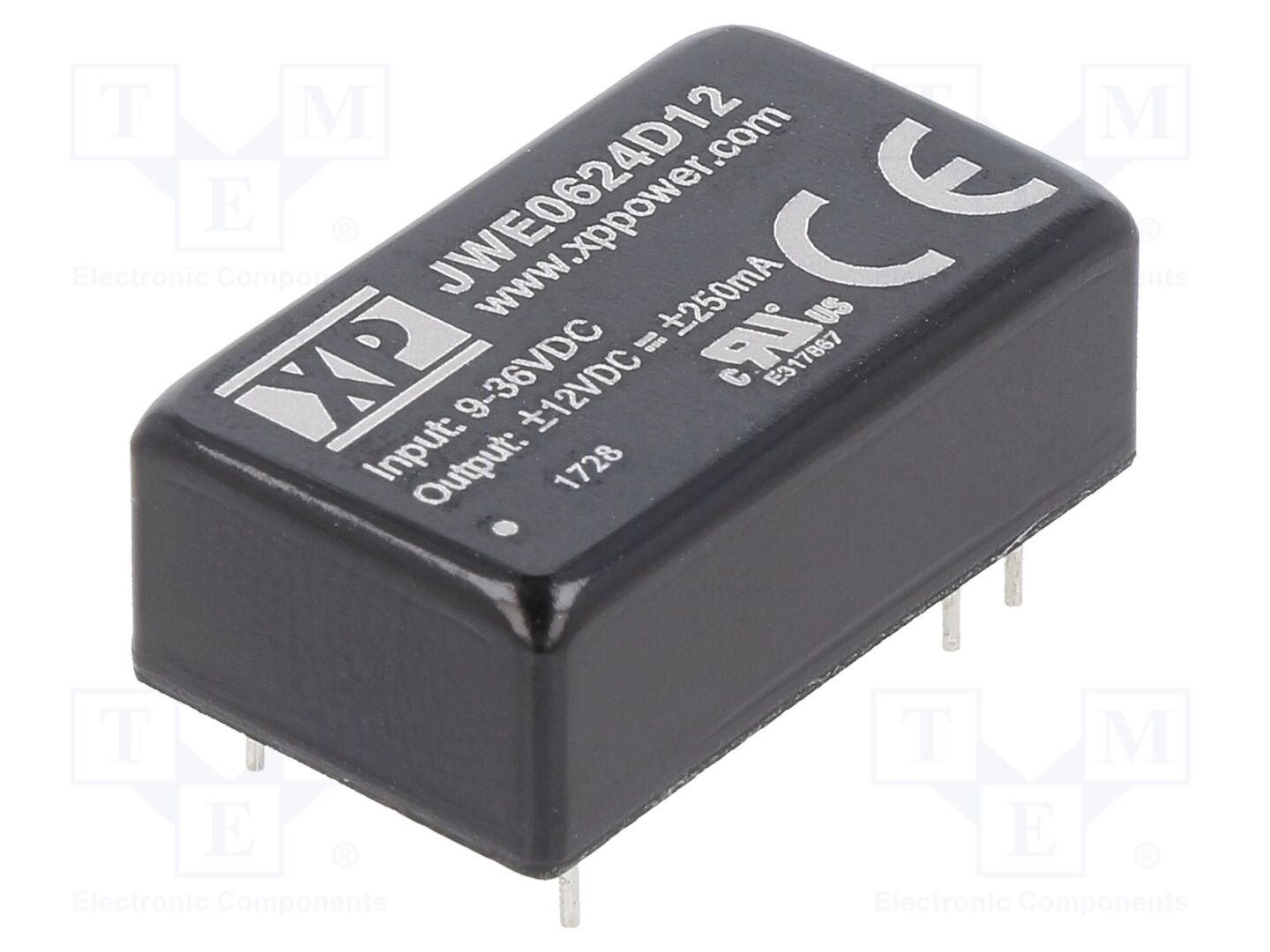 XP POWER JWE0624D12 DC/DC-muunnin 6W
