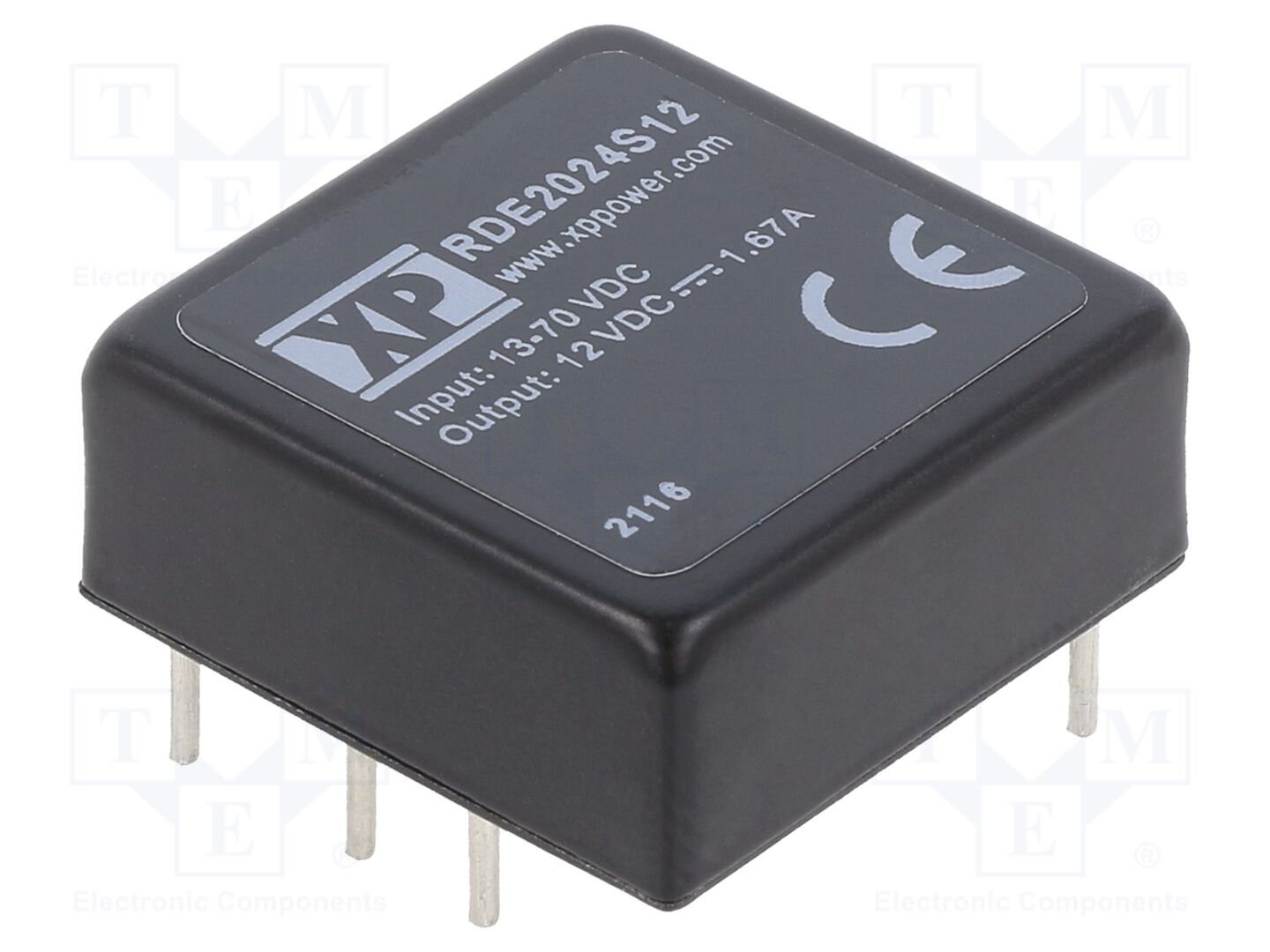 XP POWER RDE2024S12 DC/DC-muunnin 20W