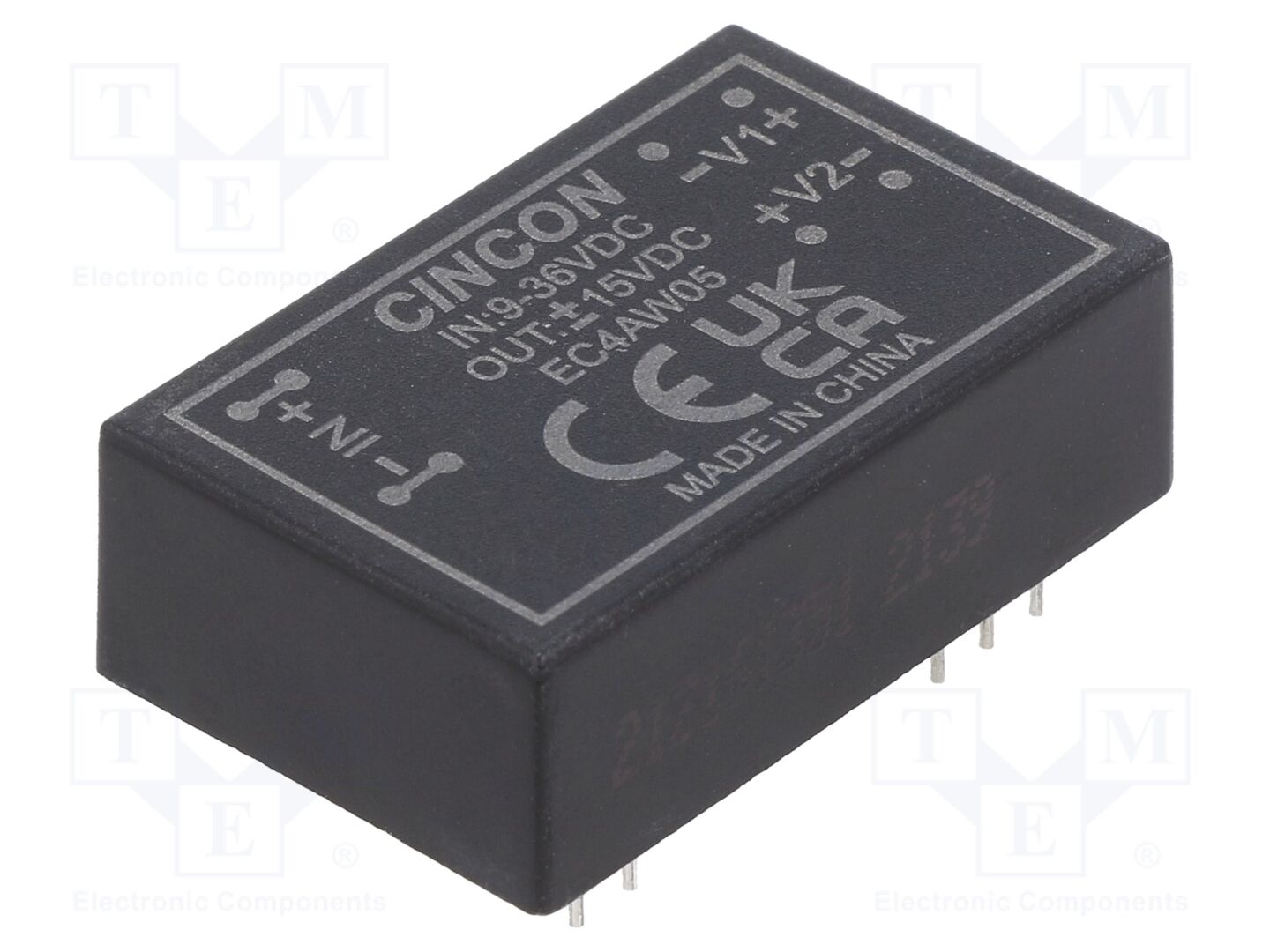 CINCON EC4AW05 DC/DC-muunnin 3.3/6W, 9-36VDC