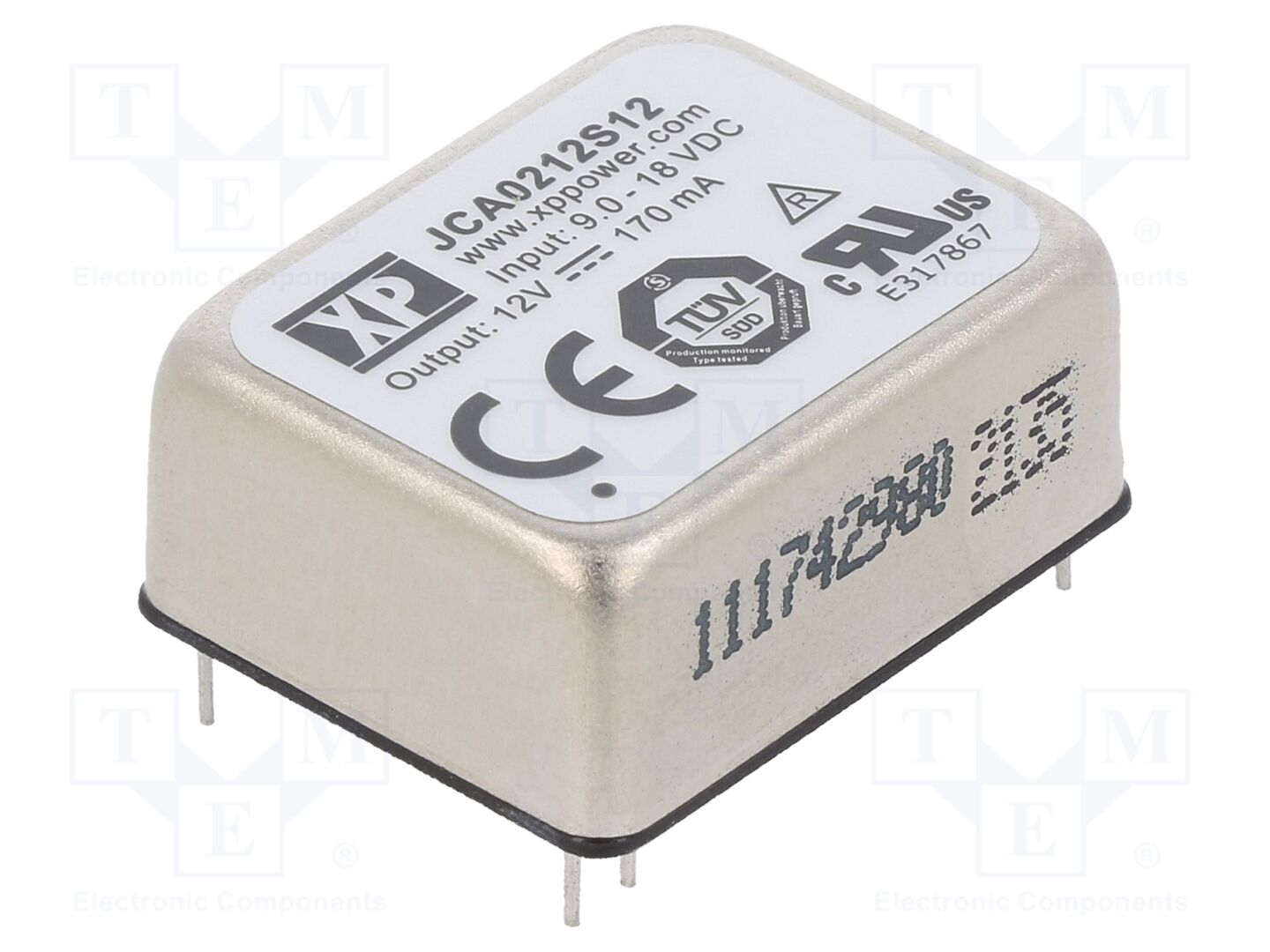 XP POWER JCA0212S12 DC/DC-muunnin 2W