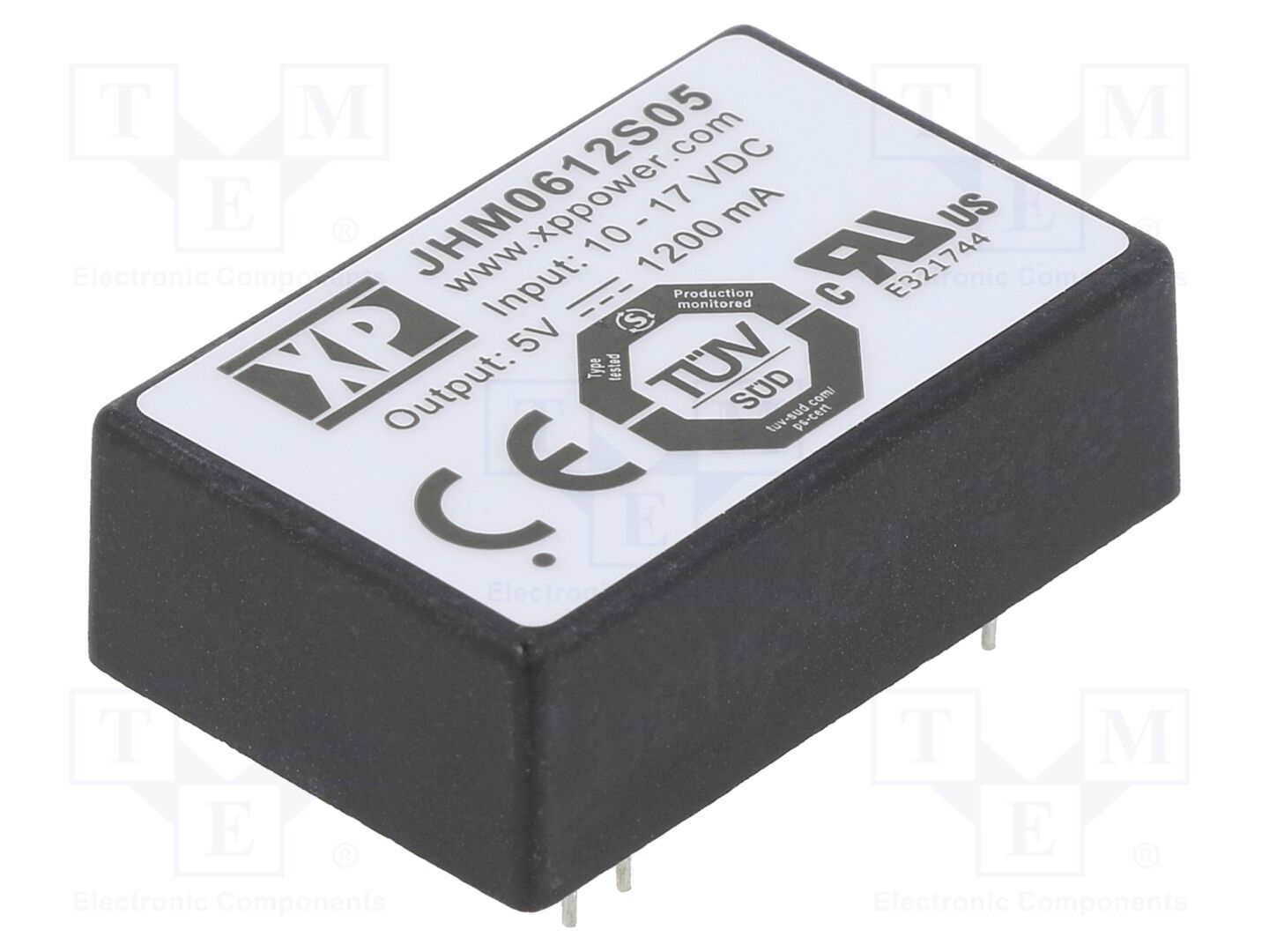 XP POWER JHM0612S05 DC/DC-muunnin 6W