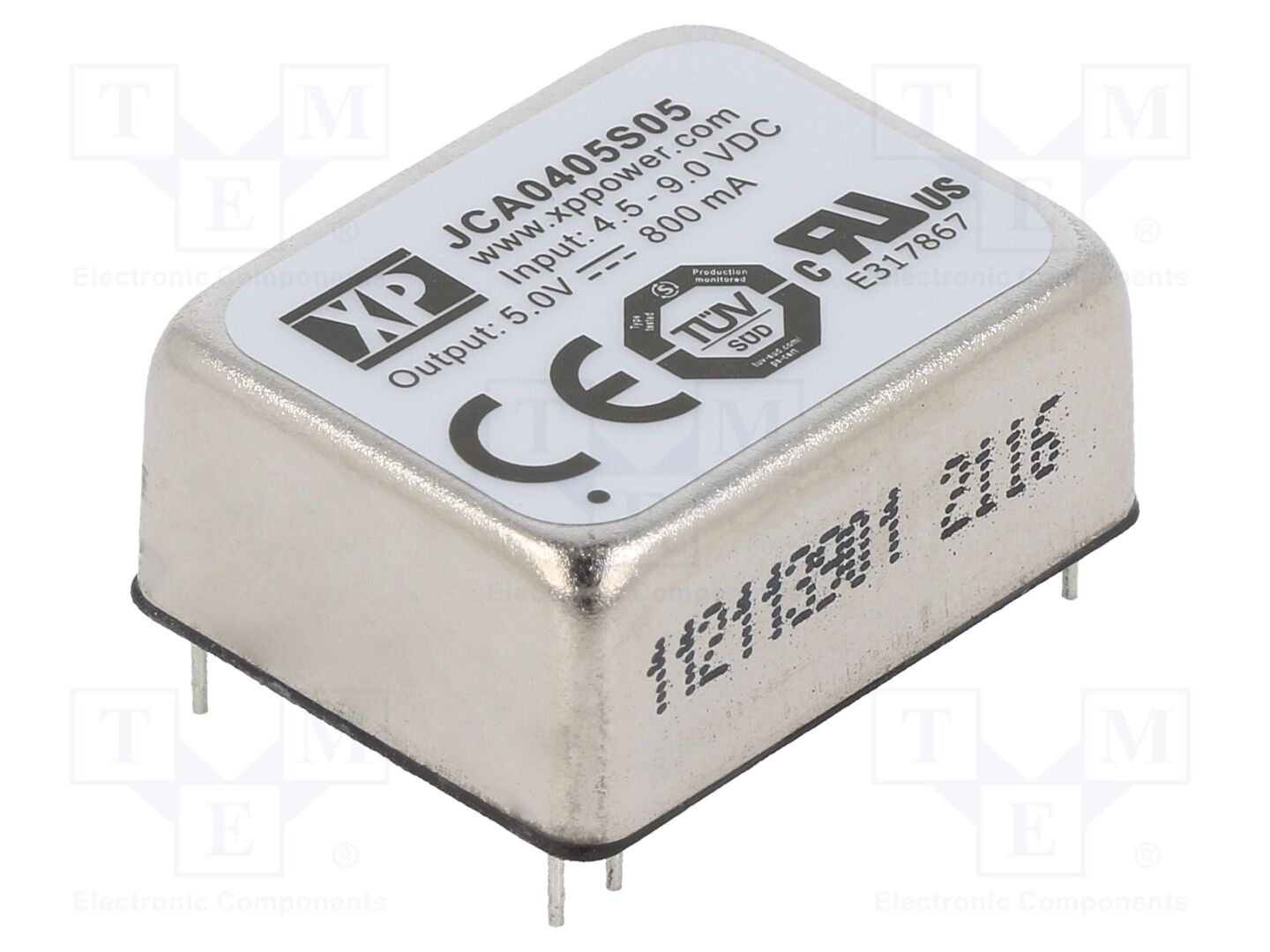 XP POWER JCA0405S05 DC/DC-muunnin 4W, 5VDC