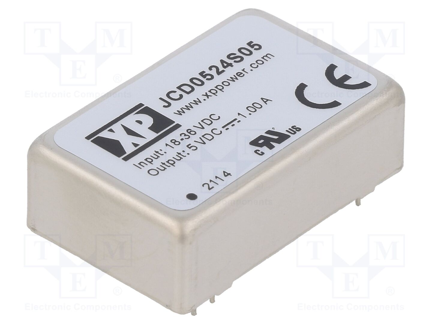 XP POWER JCD0524S05 DC/DC-muunnin 5W, 5VDC