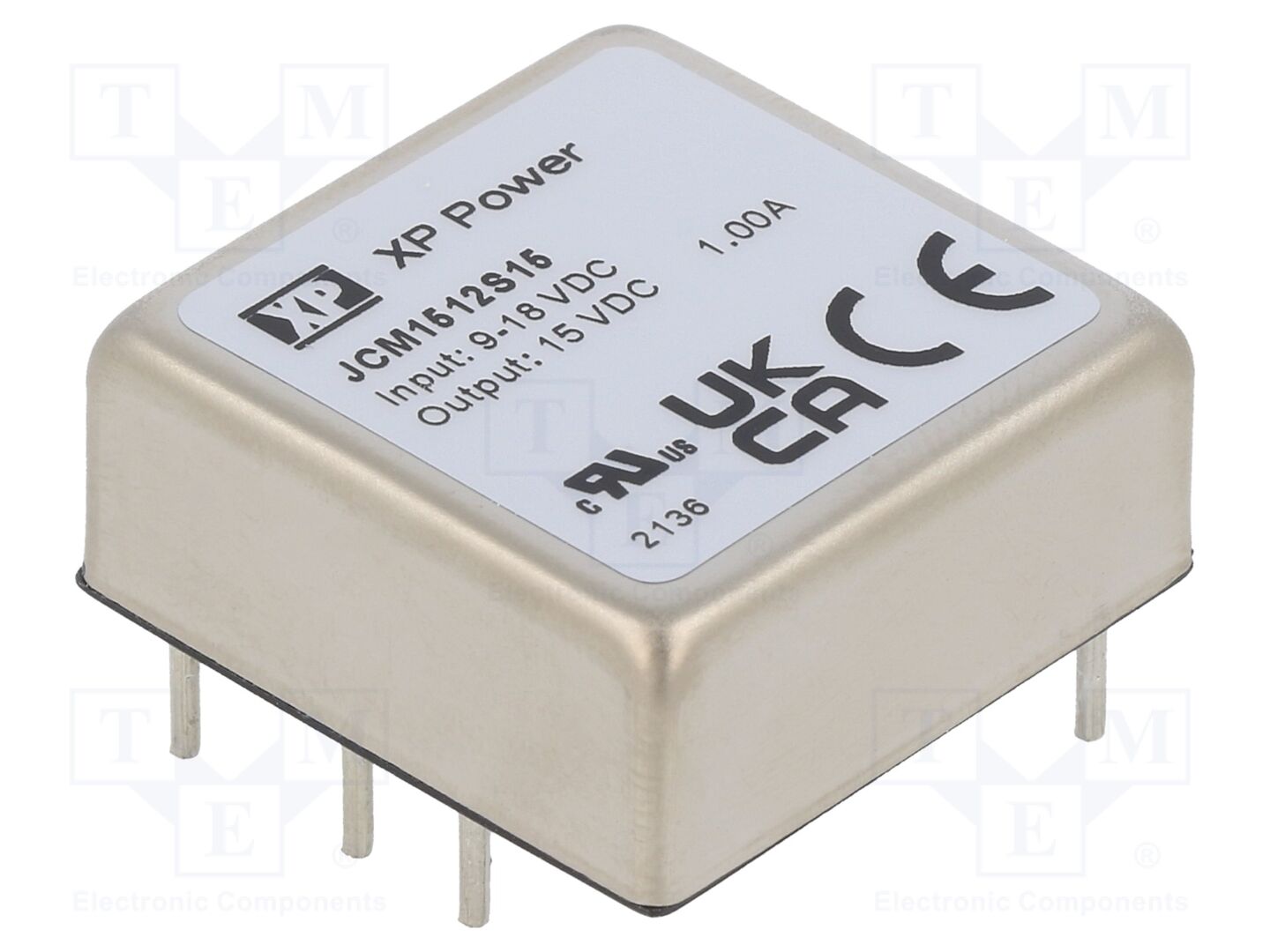 XP POWER JCM1512S15 DC/DC-muunnin 15W