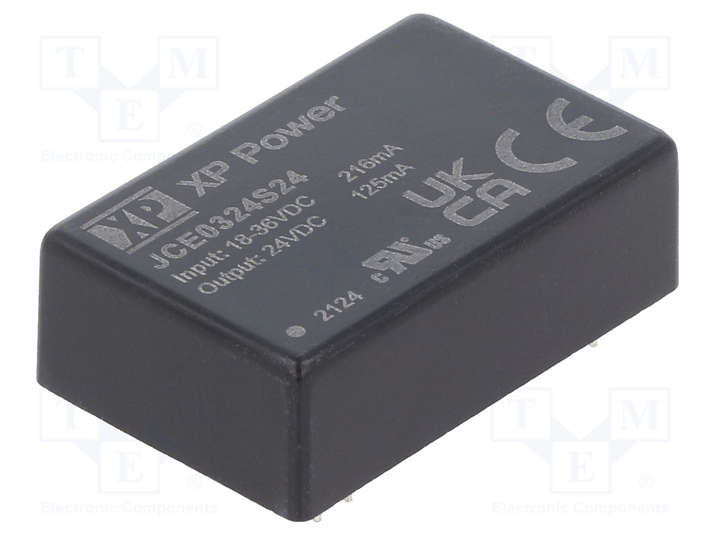 XP POWER JCE0324S24 DC/DC-muunnin 3W