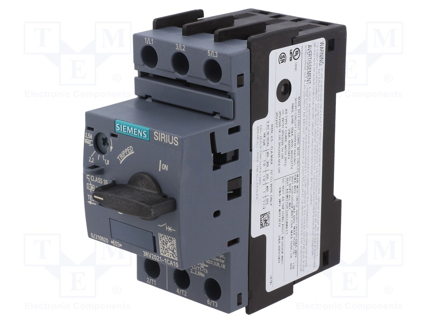 SIEMENS 3RV2021-1CA10 Moottorinsuojakatkaisija 0.75kW