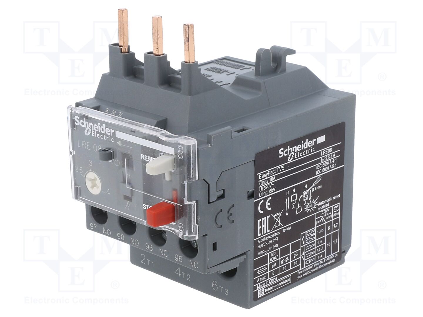 SCHNEIDER ELECTRIC LRE08 Termorele 2.5÷4A