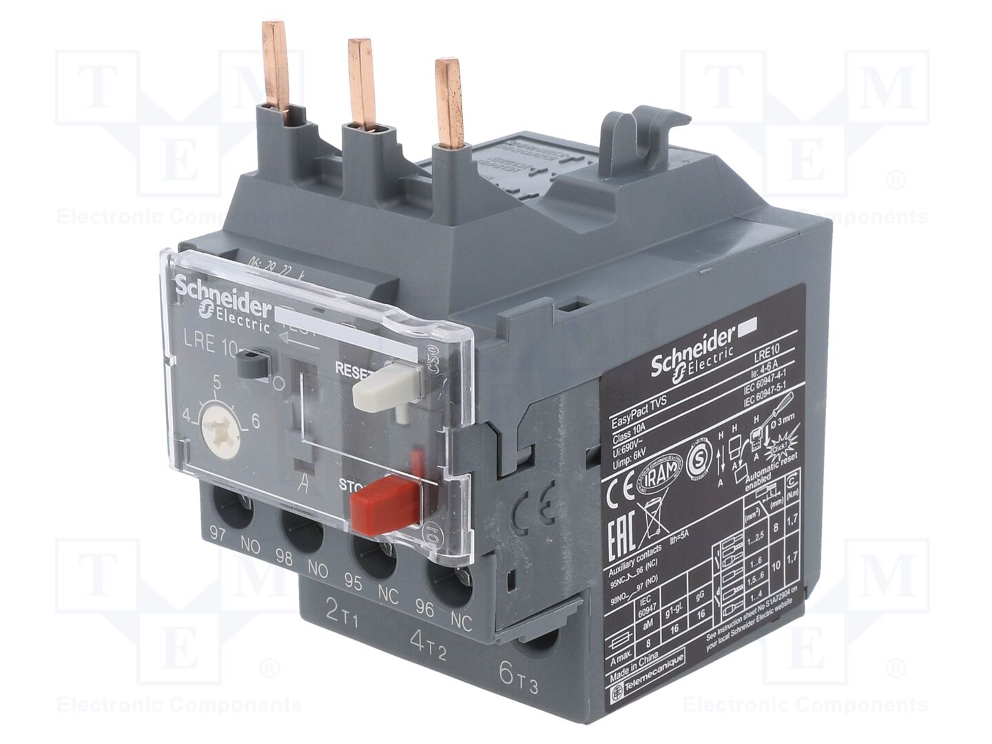 SCHNEIDER ELECTRIC LRE10 Lämpörele 4÷6A