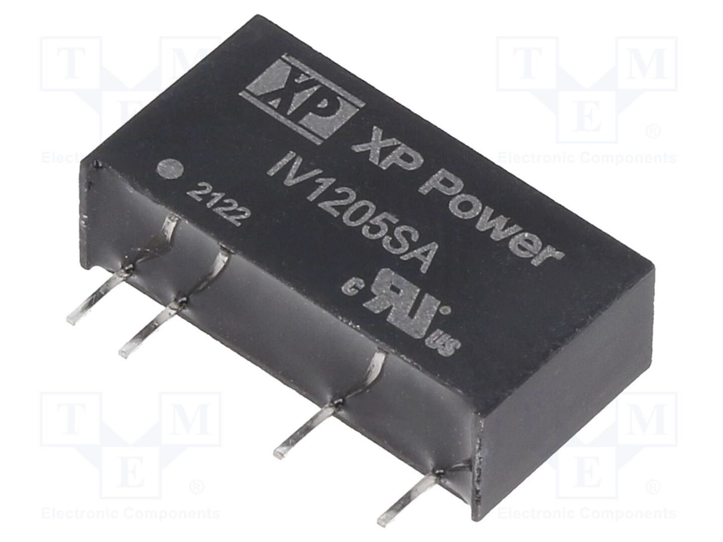 XP POWER IV1205SA DC/DC-muunnin 1W, 12V/5V