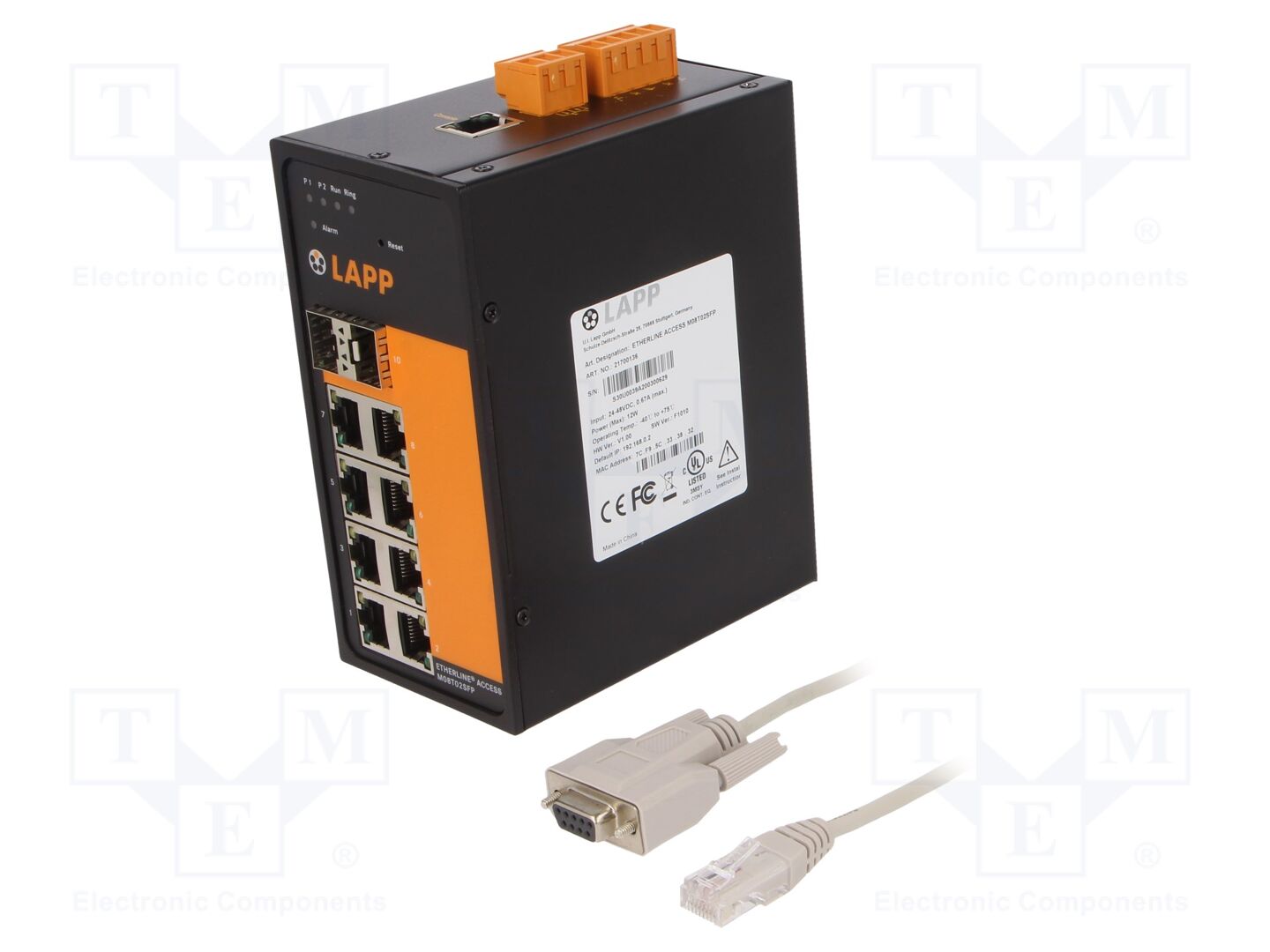 LAPP 21700136 Ethernet-kytkin managed 10 porttia