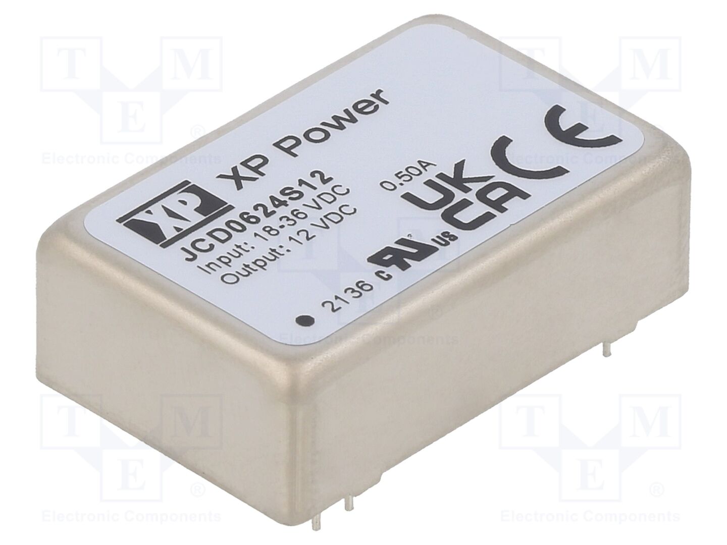 XP POWER JCD0624S12 DC/DC-muunnin 6W