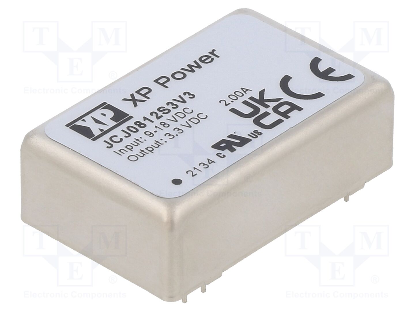 XP POWER JCJ0812S3V3 DC/DC-muunnin 8W