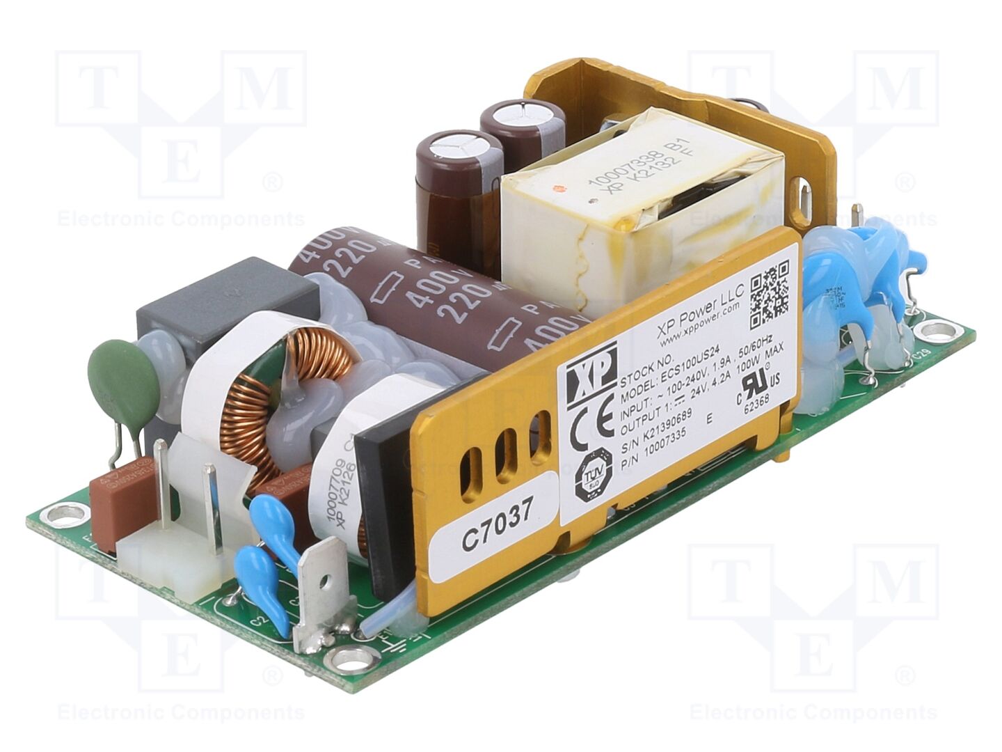 XP POWER ECS100US24 Avoin kytkinlähde 100W 24VDC