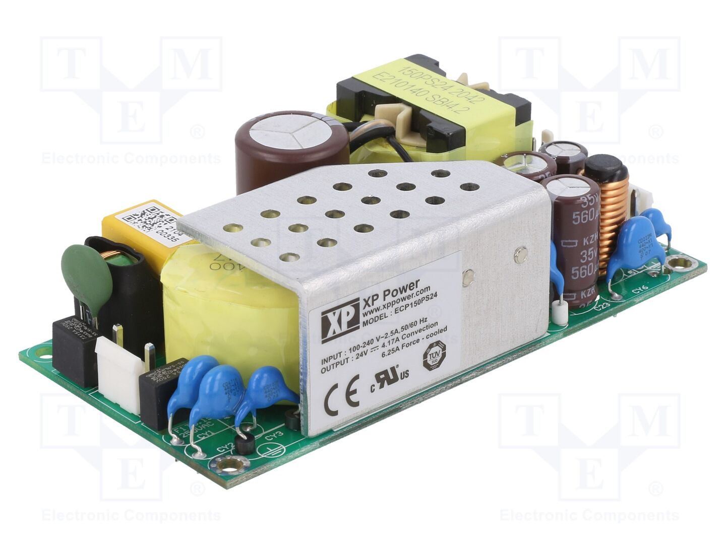 XP POWER ECP150PS24 Avoin kytkinlähde 150W 24VDC 6,25A