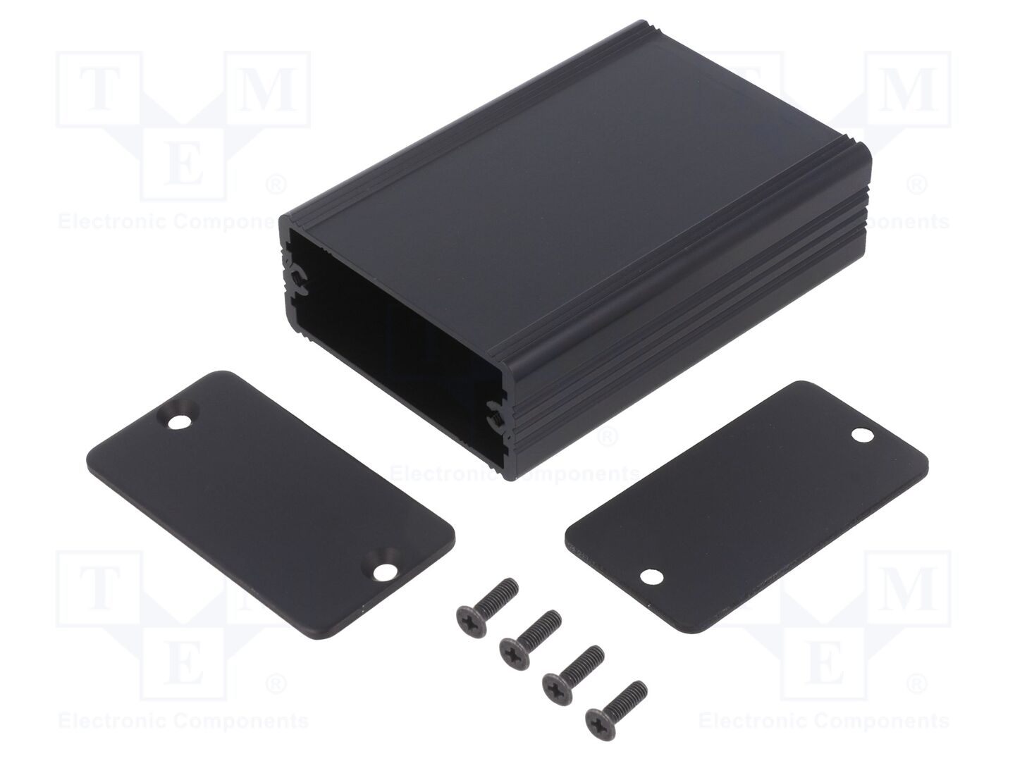 FISCHER ELEKTRONIK AKG-55-24-80-SA Kotelo paneelilla 55x80x24 mm