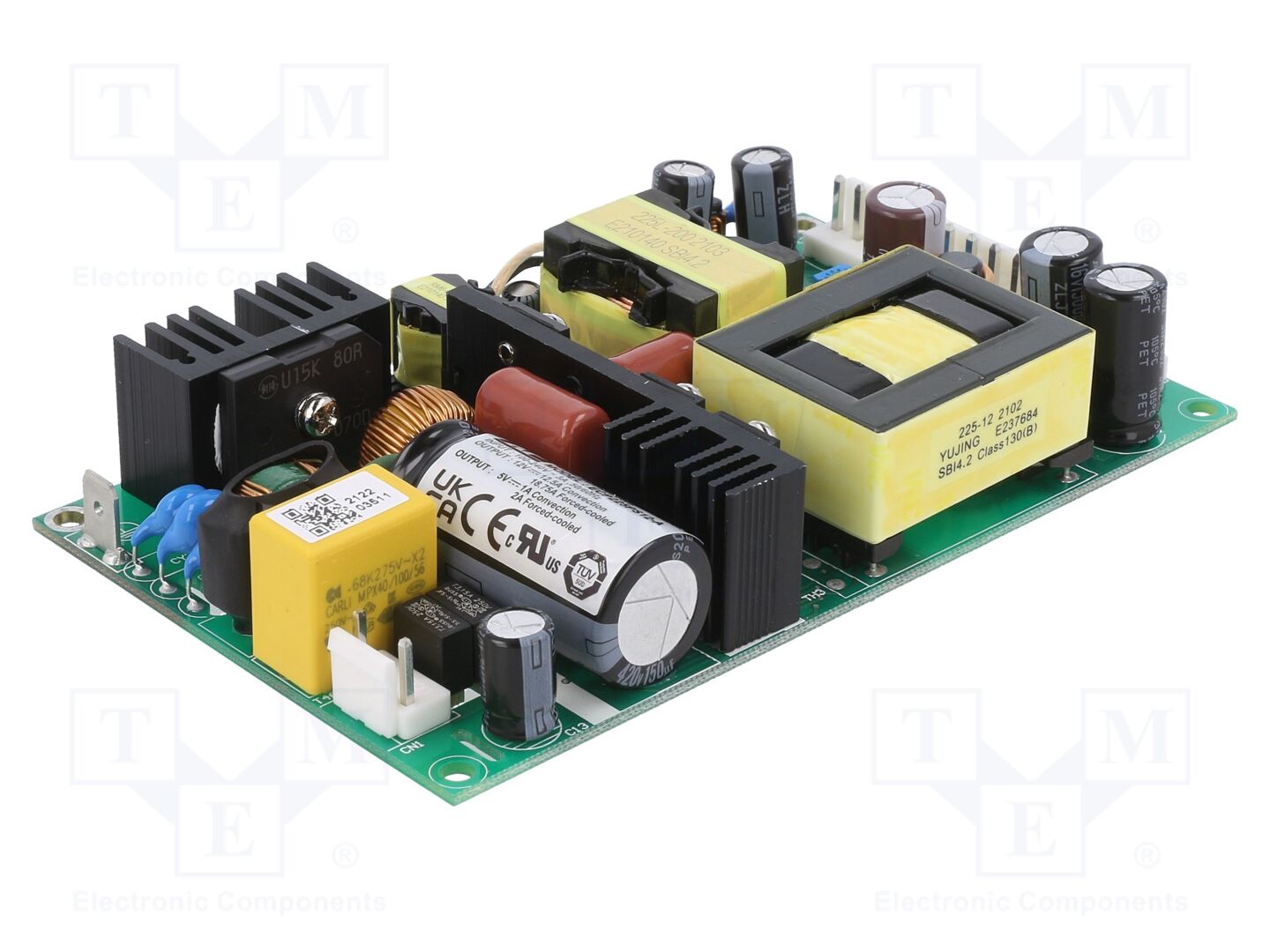 XP POWER ECP225PS12-A Avoin kehikko -verkkolaite 225W 12VDC