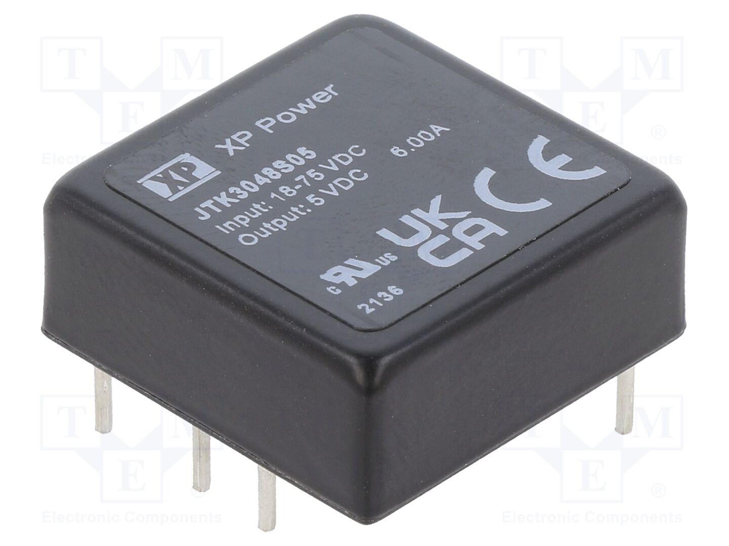 XP POWER JTK3048S05 DC/DC-muunnin 30W, 5VDC