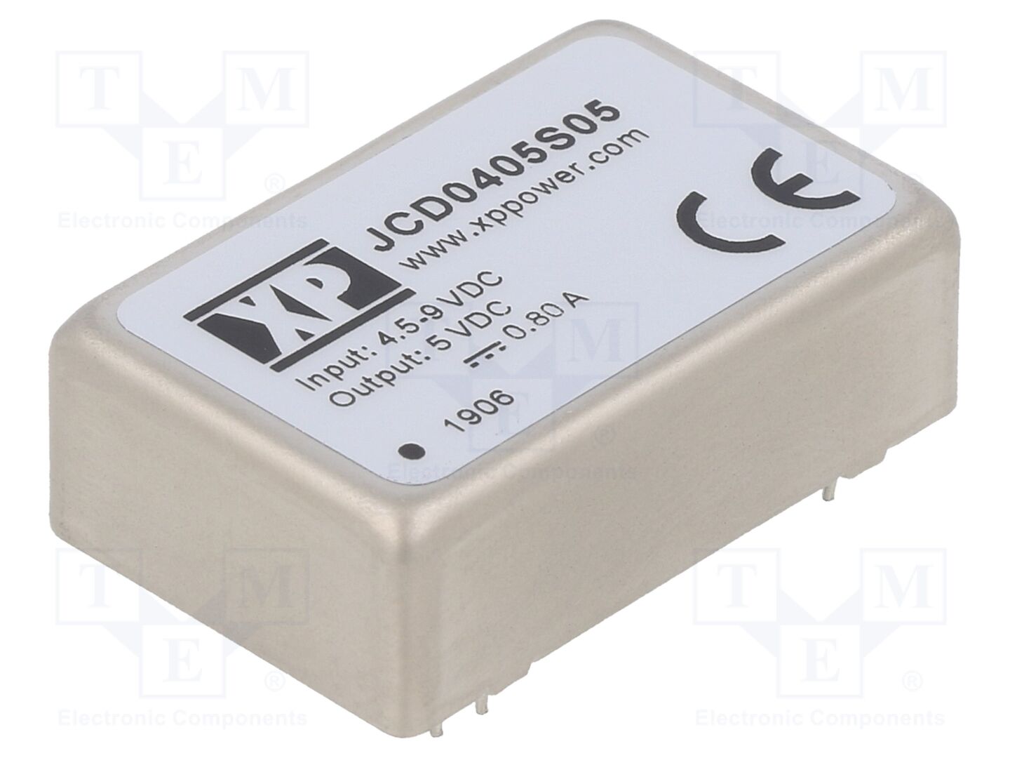 XP POWER JCD0405S05 DC/DC-muunnin 4W, 5VDC