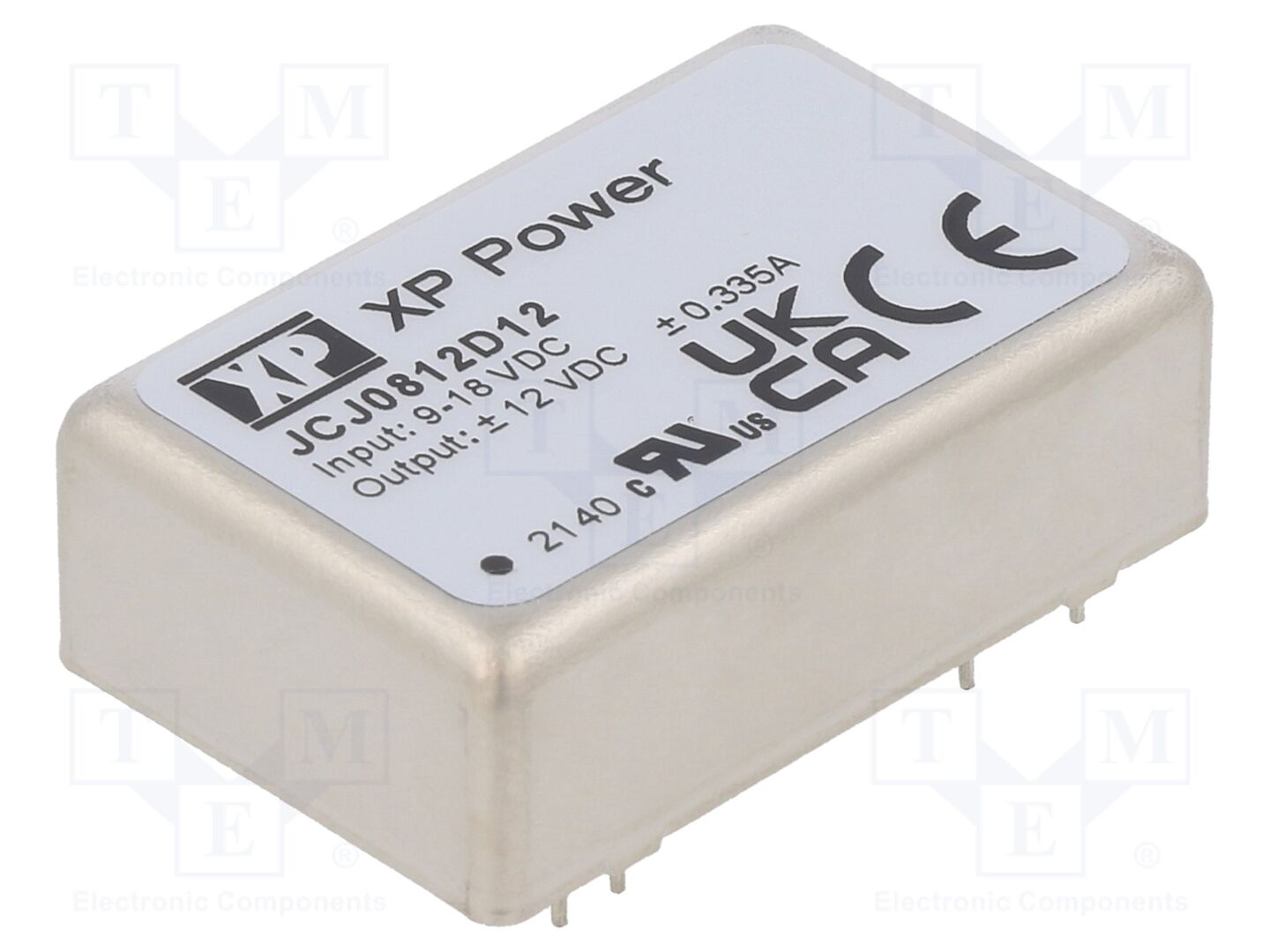 XP POWER JCJ0812D12 DC/DC-muunnin 8W