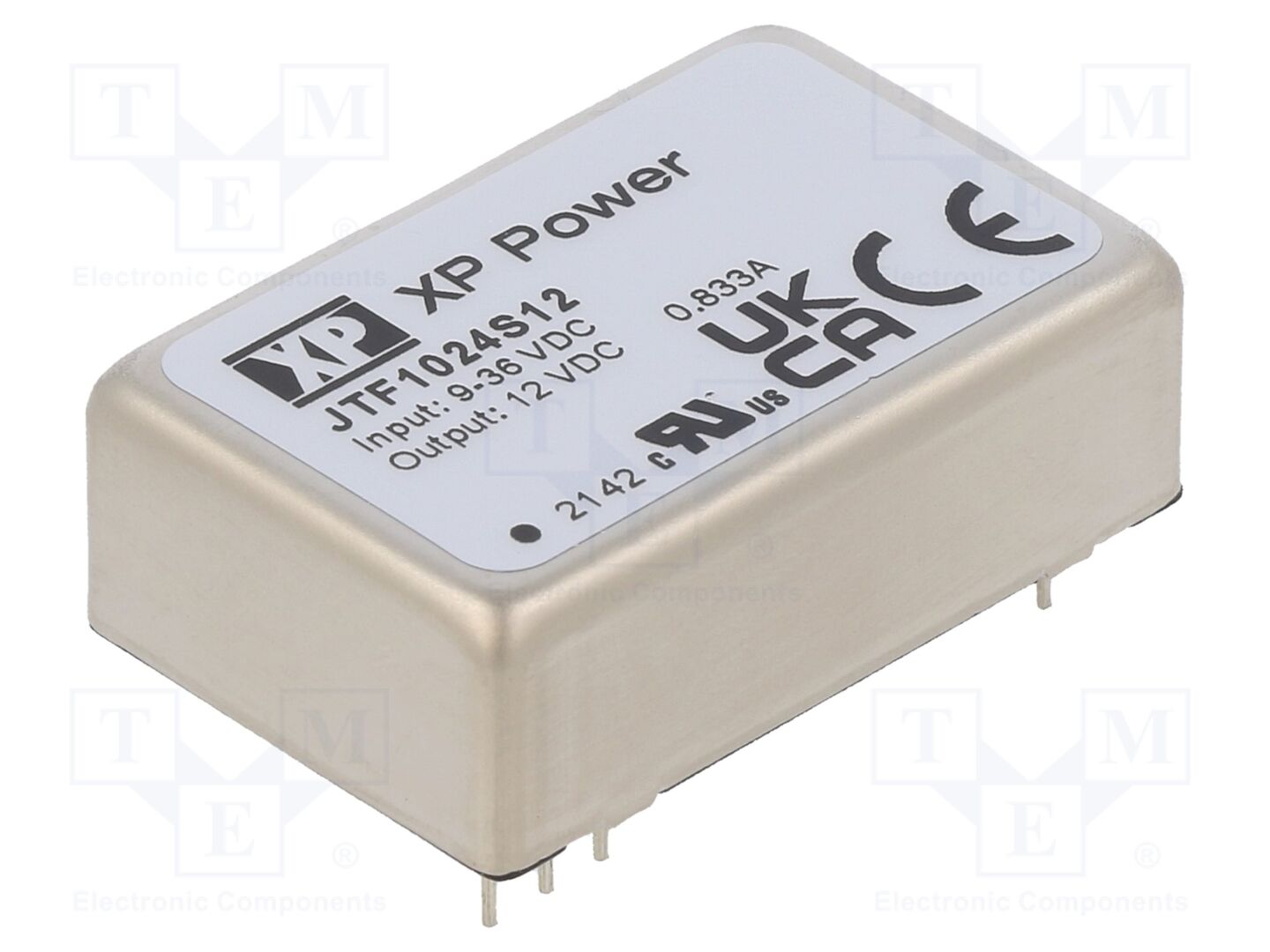 XP POWER JTF1024S12 DC/DC-muunnin 10W