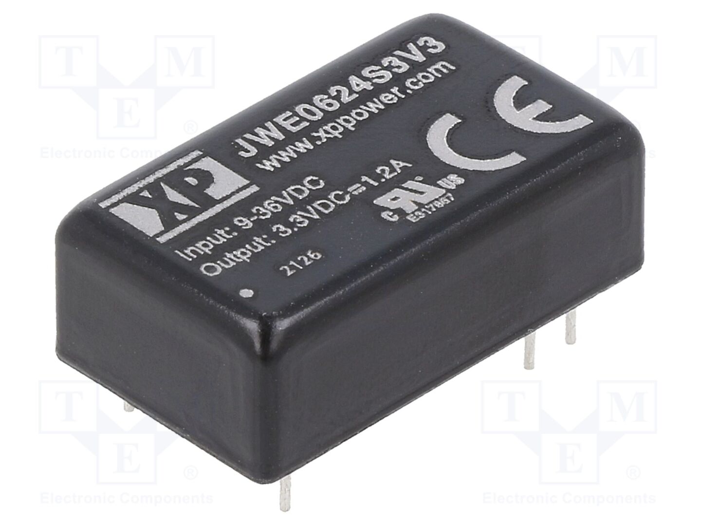 XP POWER JWE0624S3V3 DC/DC-muunnin 6W