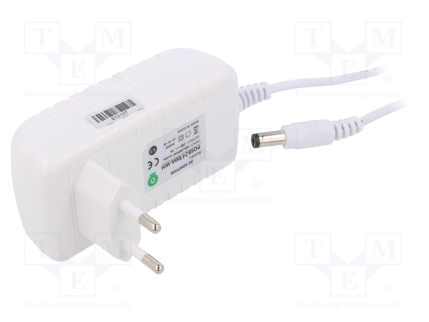 POS POSB24100A-WH Plug-in Power Supply 24V 1A