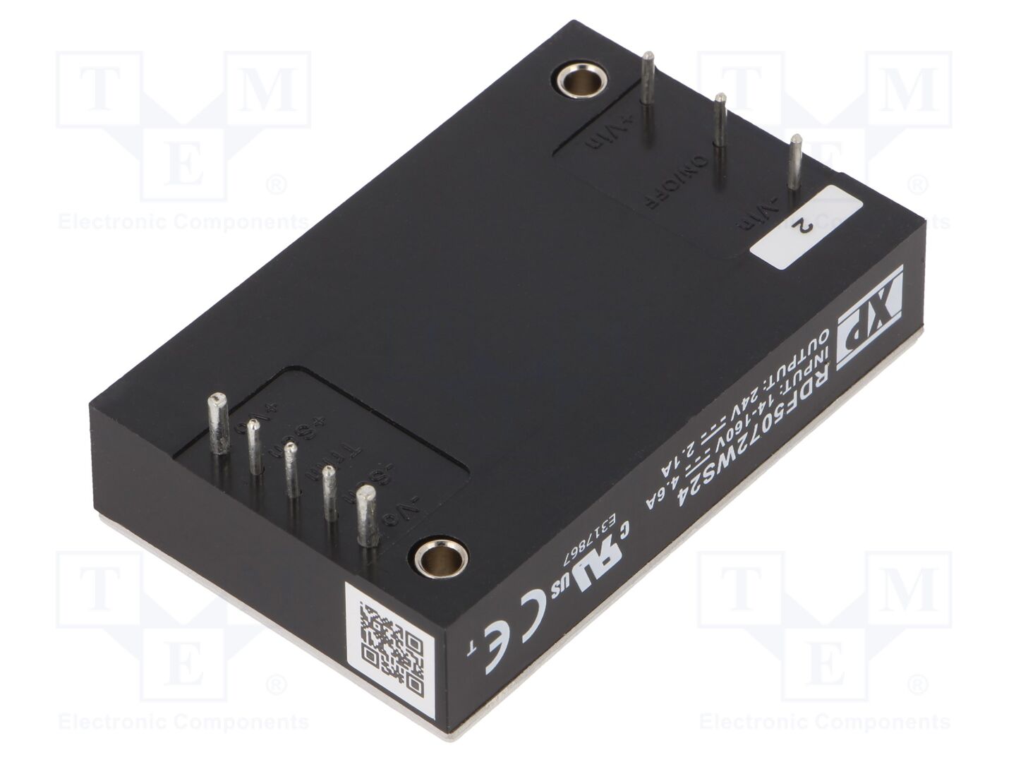 XP POWER RDF5072WS24 DC/DC-muunnin 50W