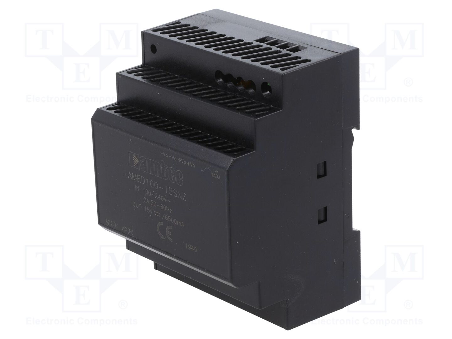 AIMTEC AMED100-15SNZ DIN-kiskoon asennettava kytkentävirtalähde 100W 15VDC