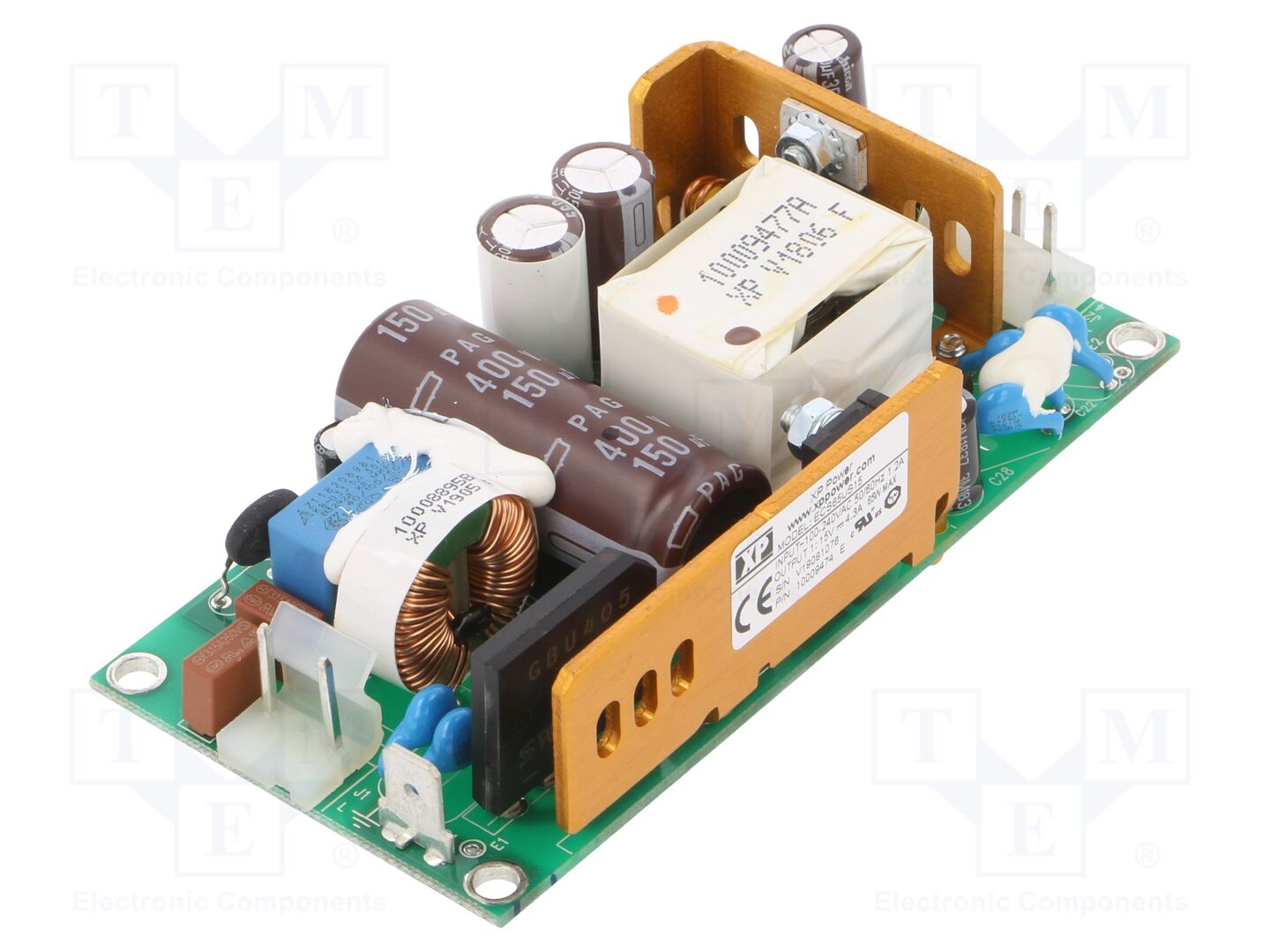 XP POWER ECS65US15 Avoin kytkinlähde 65W 15VDC 4.3A