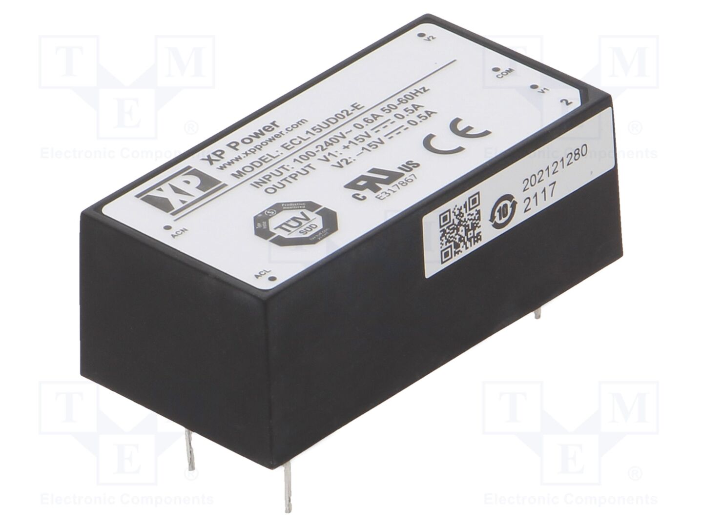 XP POWER ECL15UD02-E AC/DC-muunnin 15W