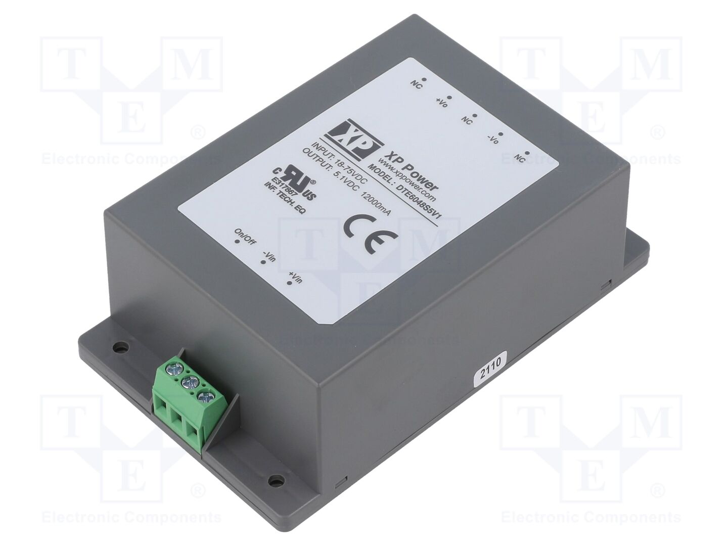 XP POWER DTE6048S5V1 DC/DC-muunnin 60W