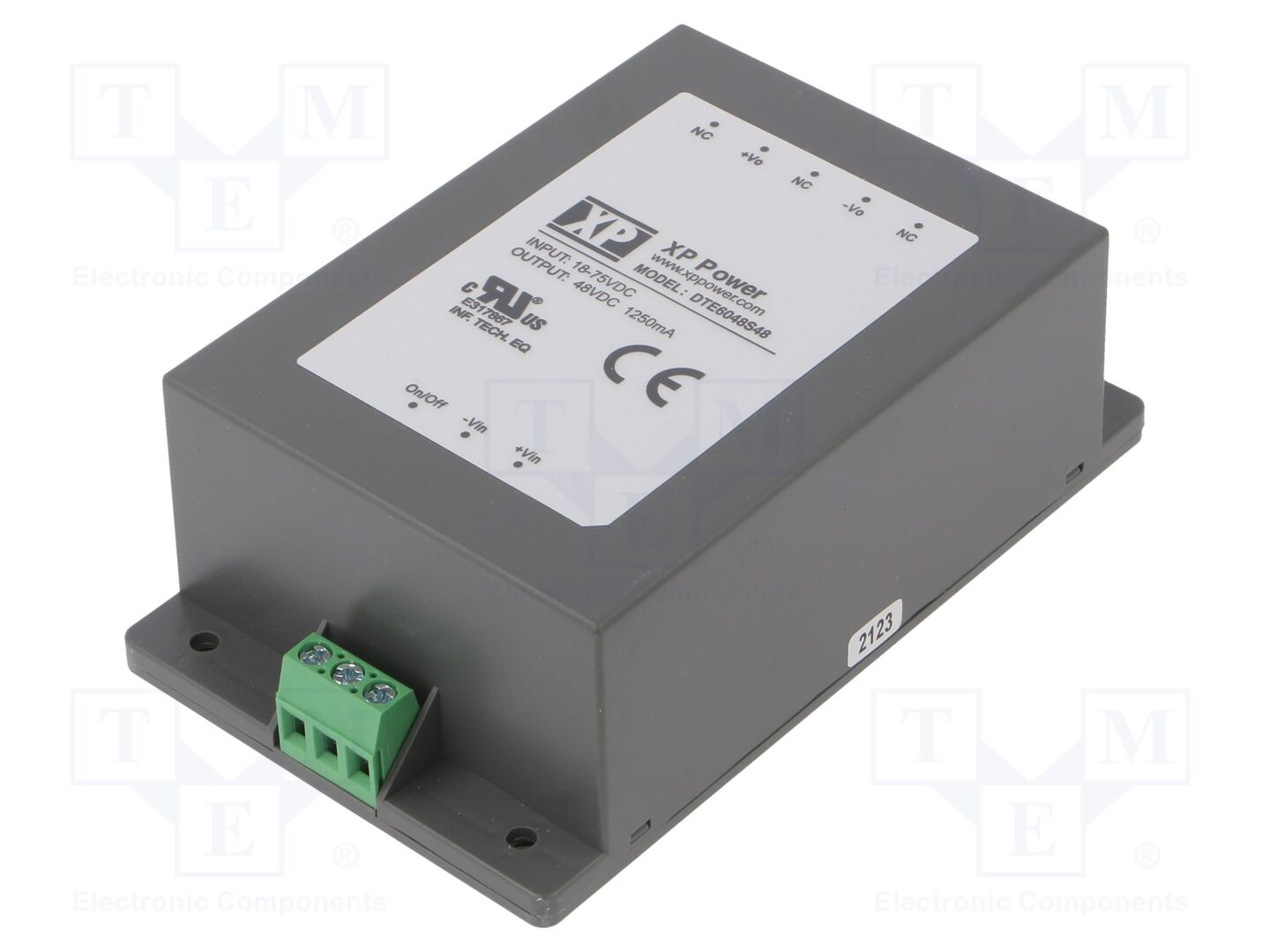 XP POWER DTE6048S48 DC/DC-muunnin 60W