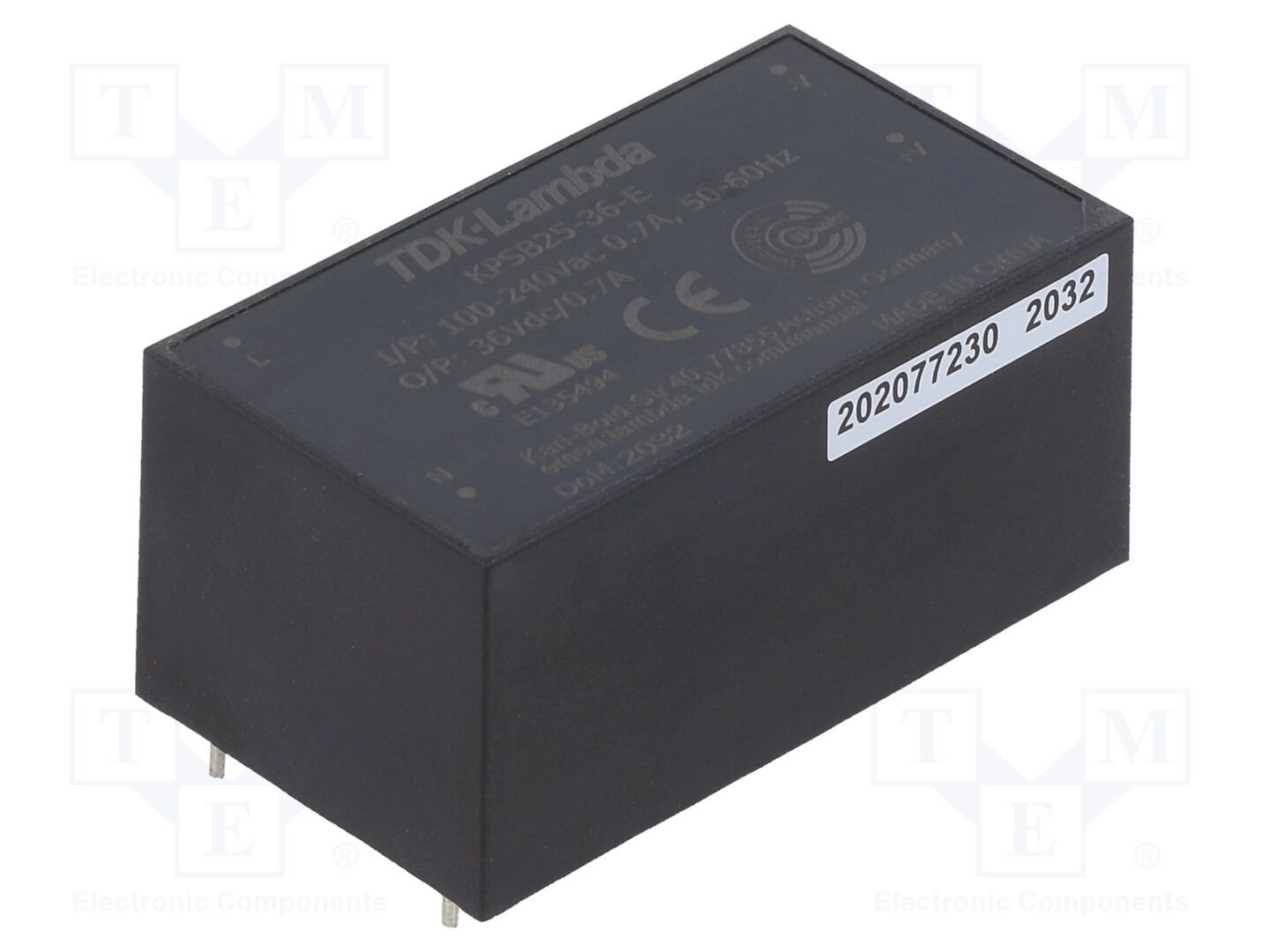 TDK-LAMBDA KPSB25-36-E AC/DC-muunnin 25W
