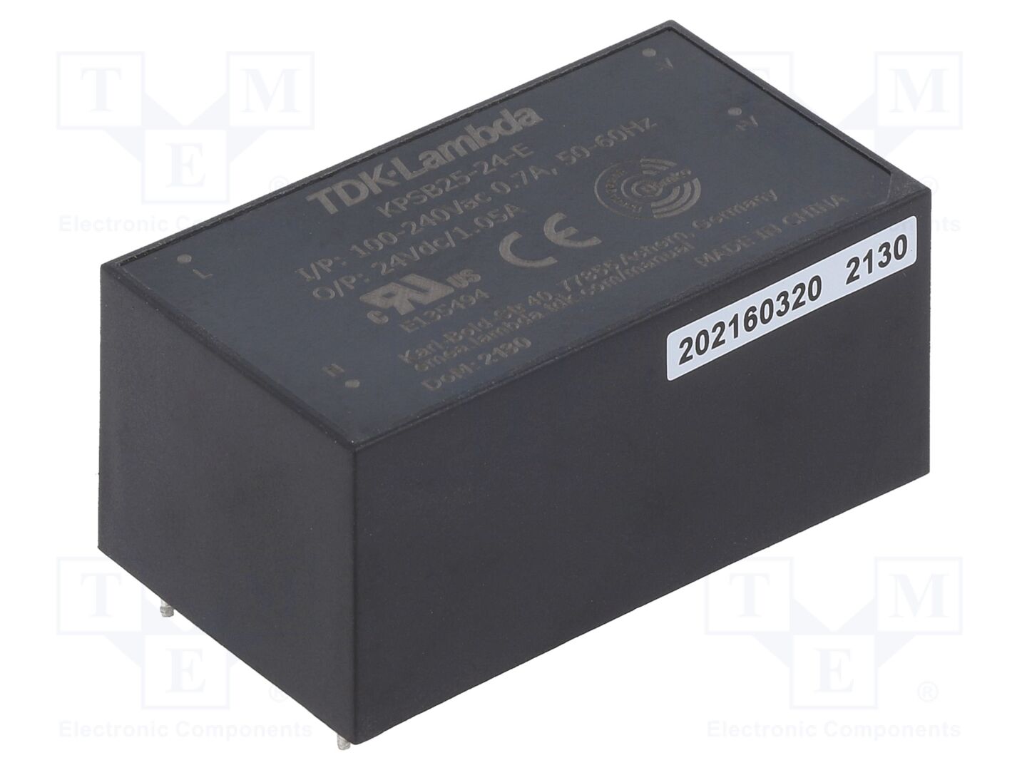 TDK-LAMBDA KPSB25-24-E AC/DC-muunnin 25W