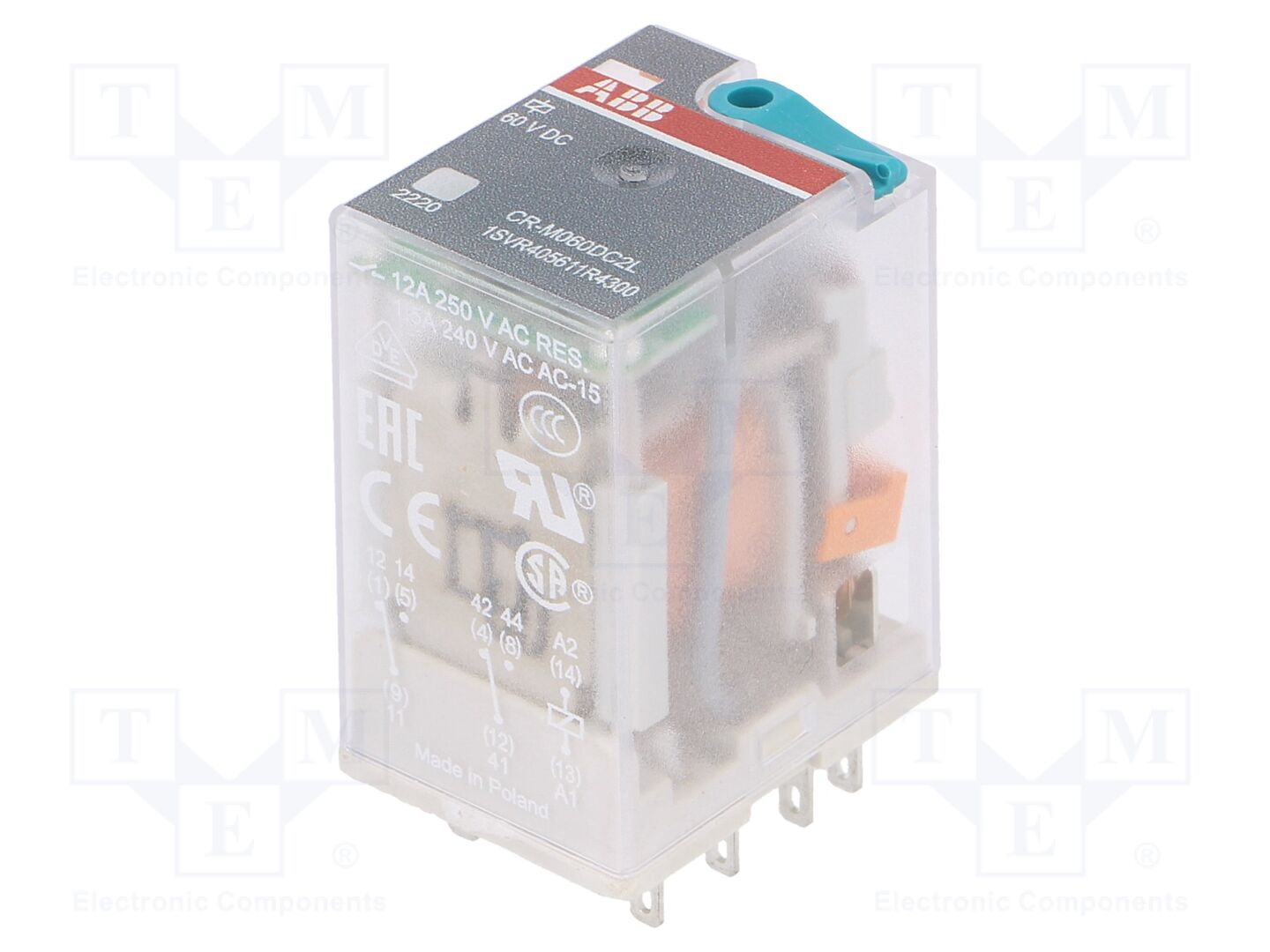ABB CR-M060DC2L Sähkömagneettinen rele 60VDC