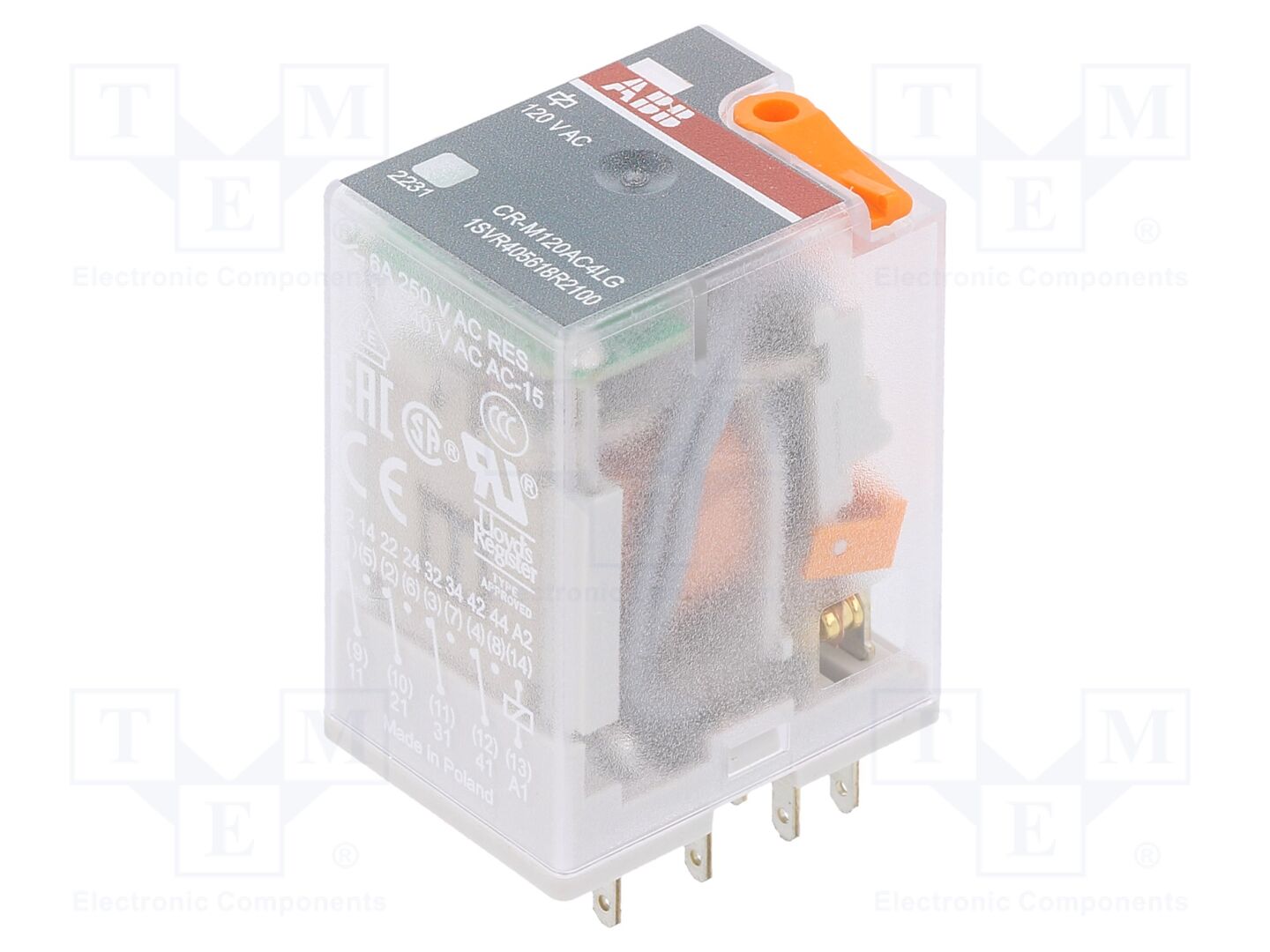 ABB CR-M120AC4LG Sähkömagneettinen rele 120VAC