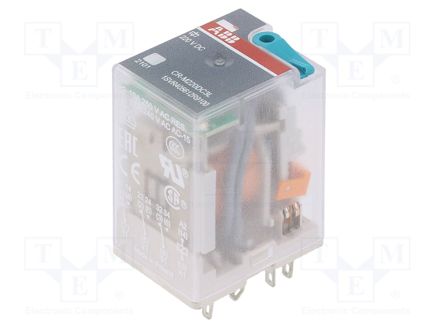 ABB CR-M220DC3L Sähkömagneettinen rele 220VDC