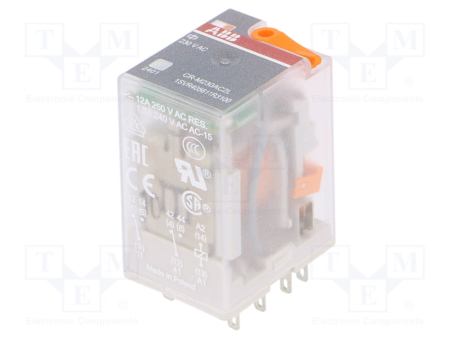 ABB CR-M230AC2L Sähkömagneettinen rele 230VAC
