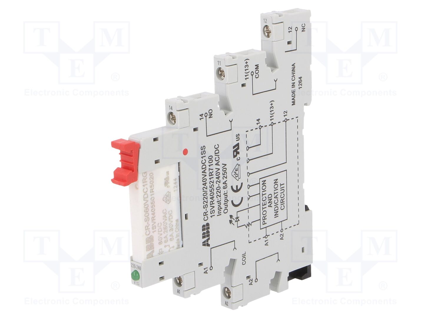 ABB CR-S230VADC1CRGS Liitäntärele 230VAC,230VDC